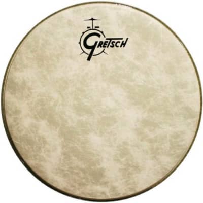 Gretsch GRDHFS18 Logo Fiberskyn Bass Drum Head - 18"