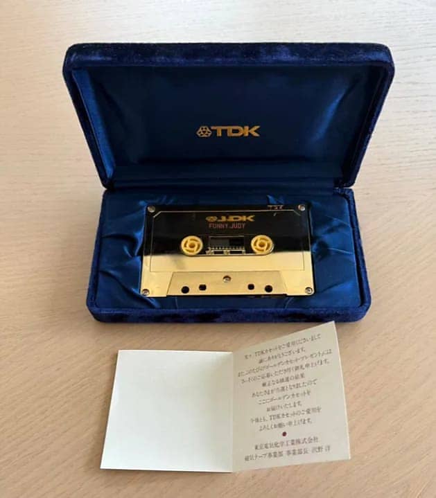 Golden TDK Cassette Tape Limited Never Sold NOS Grail RARE