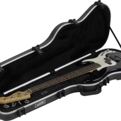 SKB 1SKB-FB-4 Shaped Standard Bass TSA Hard Case w/ Over-Molded Handle image 1