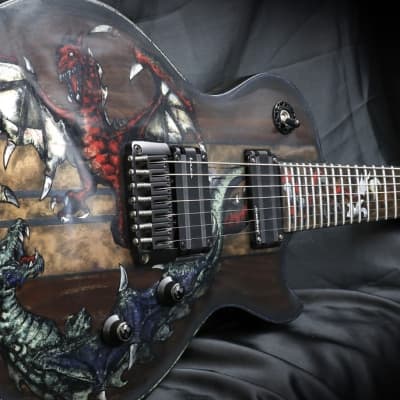 Moya Dragons 7 String custom boutique handmade guitar  2018 image 15