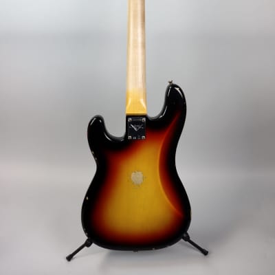 Fender Custom Shop '64 P-Bass Relic Bleached 3-Tone Sunburst image 7