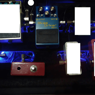 Boss BD-2 Blues Driver w/ Keeley Freak Fuzz Mod Blue | Reverb