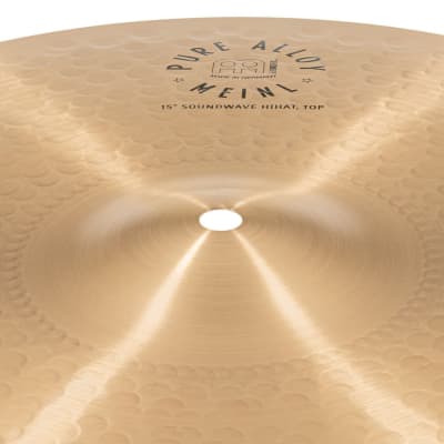 Meinl Pure Alloy Soundwave Hi Hat Cymbals 15" image 5