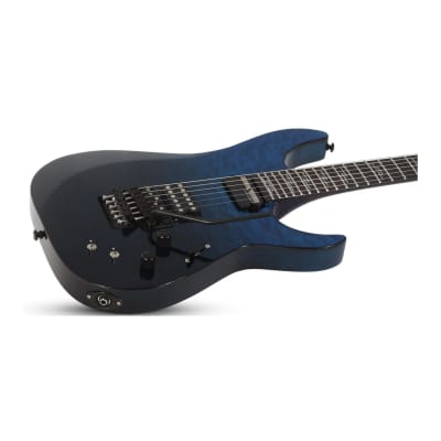 Schecter Reaper-6 FR S Elite 6-String Electric Guitar with Wenge Fretboard (Right-Handed, Deep Ocean Blue) image 2