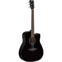 Yamaha FGX800CBLK AIMM Acoustic Electic Guitar in Black