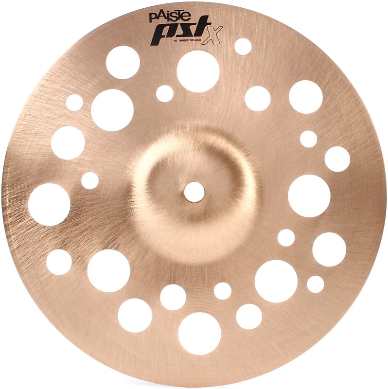 Paiste 10 inch PST X Swiss Splash Cymbal (5-pack) Bundle image 1
