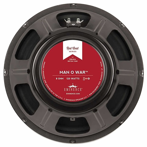 Eminence Redcoat Man-O-War 12" 120-Watt 8 Ohm Replacement Speaker image 1