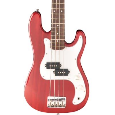 Jay Turser Electric P-Bass 3/4 Size Translucent Red JTB-40-TR image 1