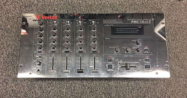 Vestax PMC-15 DJミキサー Vestax PMC-15 MKII DJ Mixer | Reverb