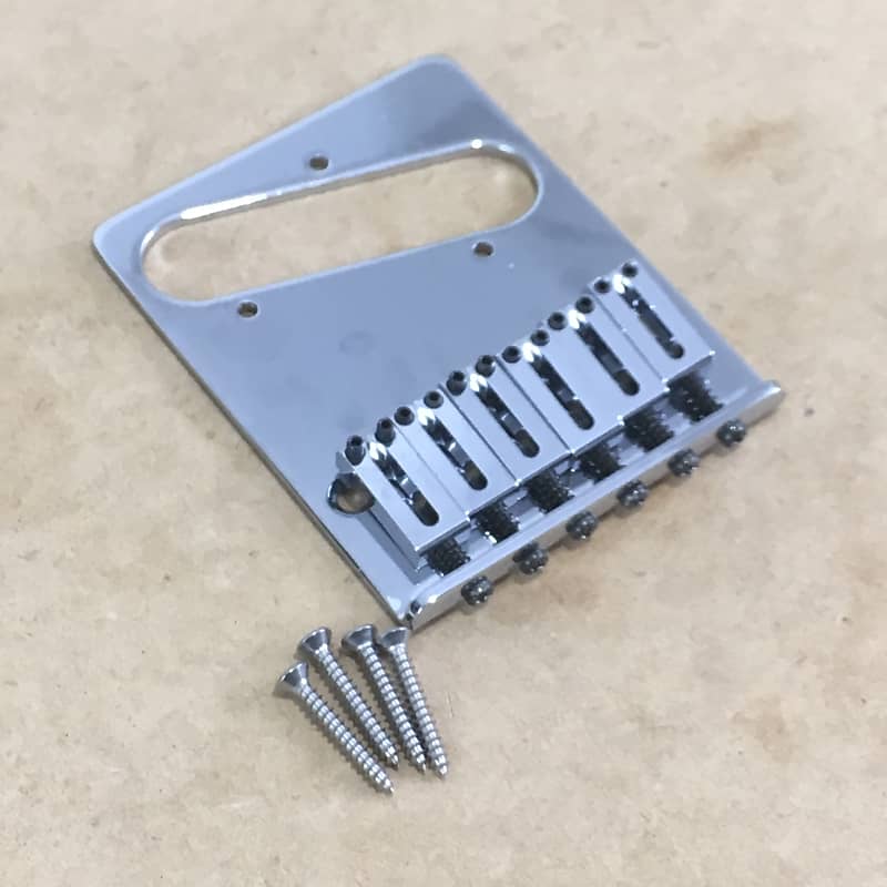 Fender Modern American Gotoh? MIJ 6 Saddle Guitar Bridge Genuine Tele NOS Relic image 1