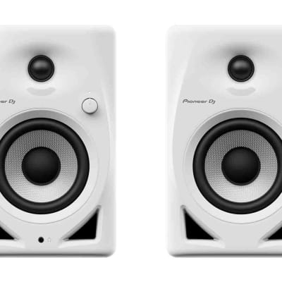 Pioneer DJ DM-40D-BT-W 4-inch Desktop Active Monitor Speaker with Bluetooth - White image 2