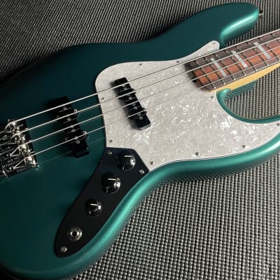Fender Adam Clayton Jazz Bass, Rosewood- Sherwood Green Metallic (US23109798) image 3