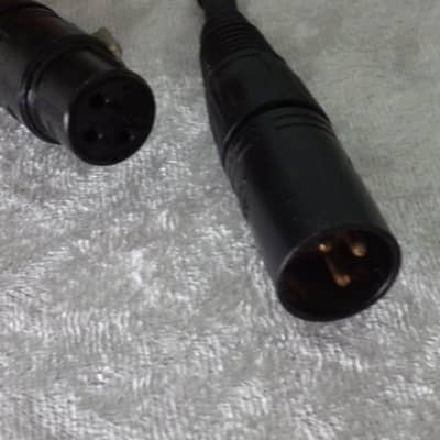 7 cable lot Mogami mic 20' 18' instrument Pro-Link Monster Cable Neutrik XLR heavy duty power cord 1/4" straight connectors image 10