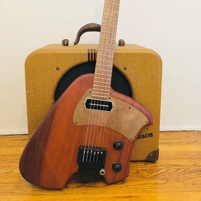 Steve Klein Custom Built Headless Guitar — 24.75” Scale Length — with TK Smith Charlie Christian Pickup (T.K., Steinberger) for sale