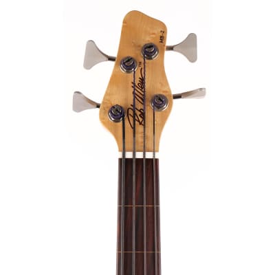 Rob Allen MB-2 Fretless 4-String Bass Flame Maple Natural image 4
