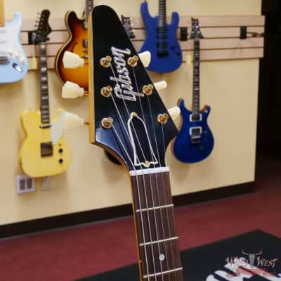 Gibson Custom Shop 1958 Korina Flying V Reissue Natural (Black Pickguard) image 7