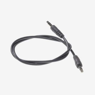 ALM-PC001x30 Pack of 5 x 30cm 3.5mm patch cables - BLACK
