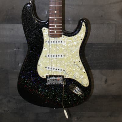 Fender Stratocaster 1988 Custom Shop Holoflake Black Sparkle with original Case! image 3