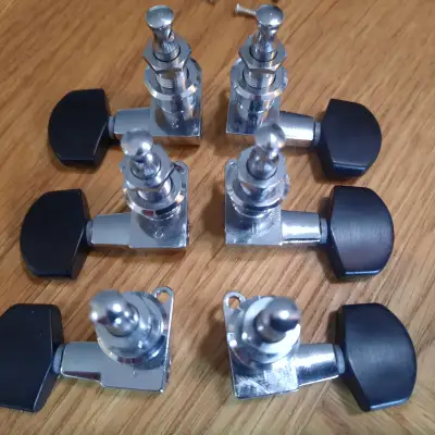 PRS Low Mass Phase I Locking Tuner Set - Chrome w/ small