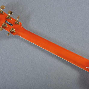 2016 Yamaha Hollow Body Electric Guitar AES 1500 Transparent Orange- Flame Maple Body w/Hardcase image 10