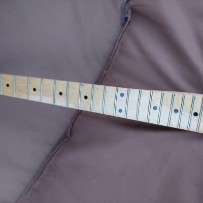 Squier Affinity Series Stratocaster Neck Maple fretboard 70's Big Headstock refinished image 7
