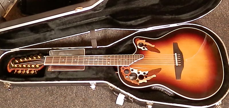 Ovation Elite 1858 Shallow Bowl 12-string Acoustic Electric