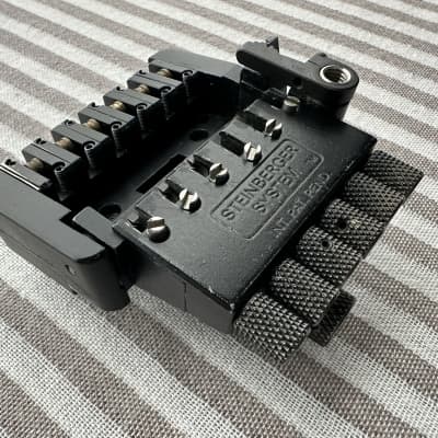 Steinberger TRANSTREM Transposing Tremolo assembly, Made in USA, original OEM unit, includes TT trem arm, stainless steel TT tuning adjustment Tool, hex wrenches, (2) sets of calibrated TT strings, Phillips head mounting screws image 4