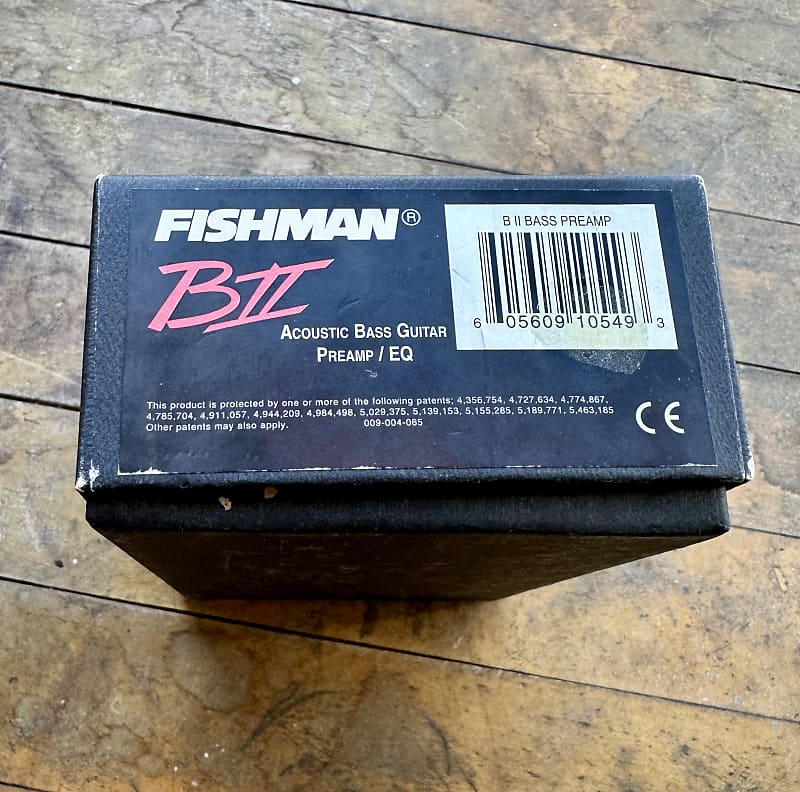 ベース FISHMAN B-II Fishman BII B2 Acoustic Bass Preamp NOS | Reverb