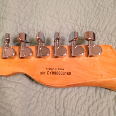 Squier Affinity Telecaster blue relic with hardshell case image 6