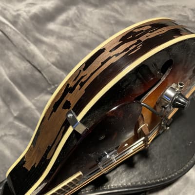 Vintage Gretsch New Yorker Mandolin w D’Armond / Dearmond  pickup 50’s - 60’s - Sunburst folk w orig. case image 22