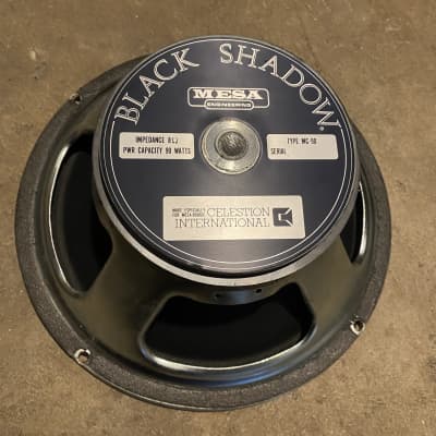 Rare Mesa Boogie MS-12 Black Shadow Speaker 150 W 8 ohms OEM | Reverb