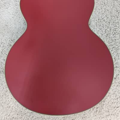 D'Angelico Deluxe DC Matte Cherry Limited Hollowbody Electric Guitar w/Case image 4