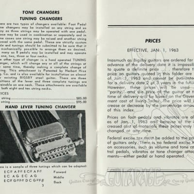 Bigsby 1960s catalog, made in USA image 2
