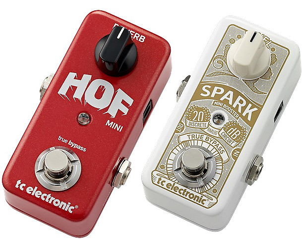 TC Electronic Hall of Fame Mini HOF Reverb + Spark Mini Reverb