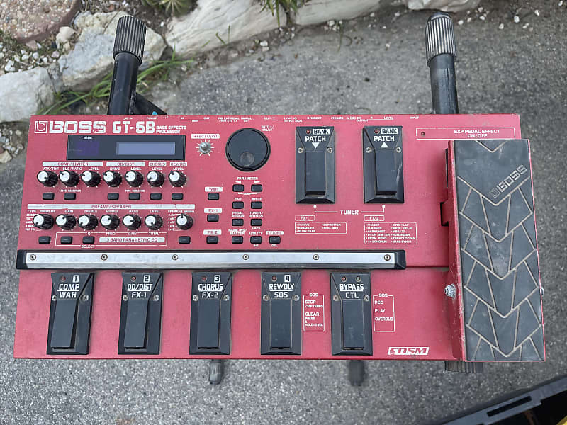 Boss GT- 6B Bass Effects Processor | Reverb