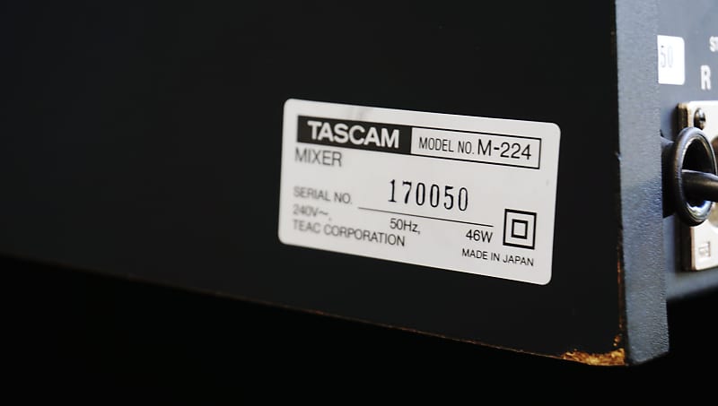 Tascam M-224 80's Vintage 24 Channel Analogue Mixer - 240V! | Reverb