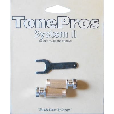 NEW TonePros SS1 Standard (US Thread) Small Cap Gibson Size Locking Stud, NICKEL image 1