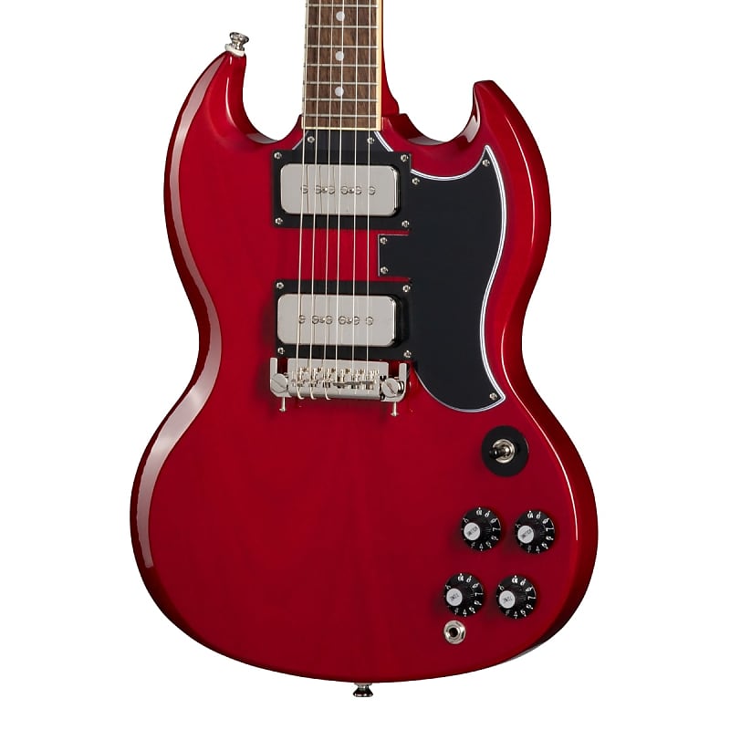 Epiphone Tony Iommi "Monkey" SG Special Guitar w/ Hardshell Case - Vintage Cherry image 1