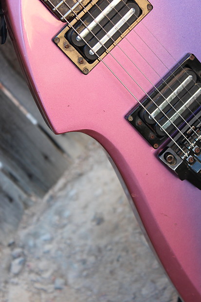 Vintage 1985 Ibanez XV500 X-Series Rare Violet Halfburst