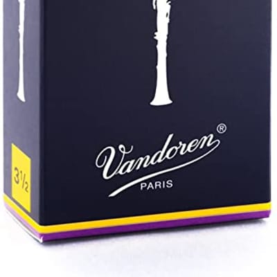 Vandoren CR1035 Traditional Bb Clarinet Reeds - Strength 3.5 (Box of 10) image 1