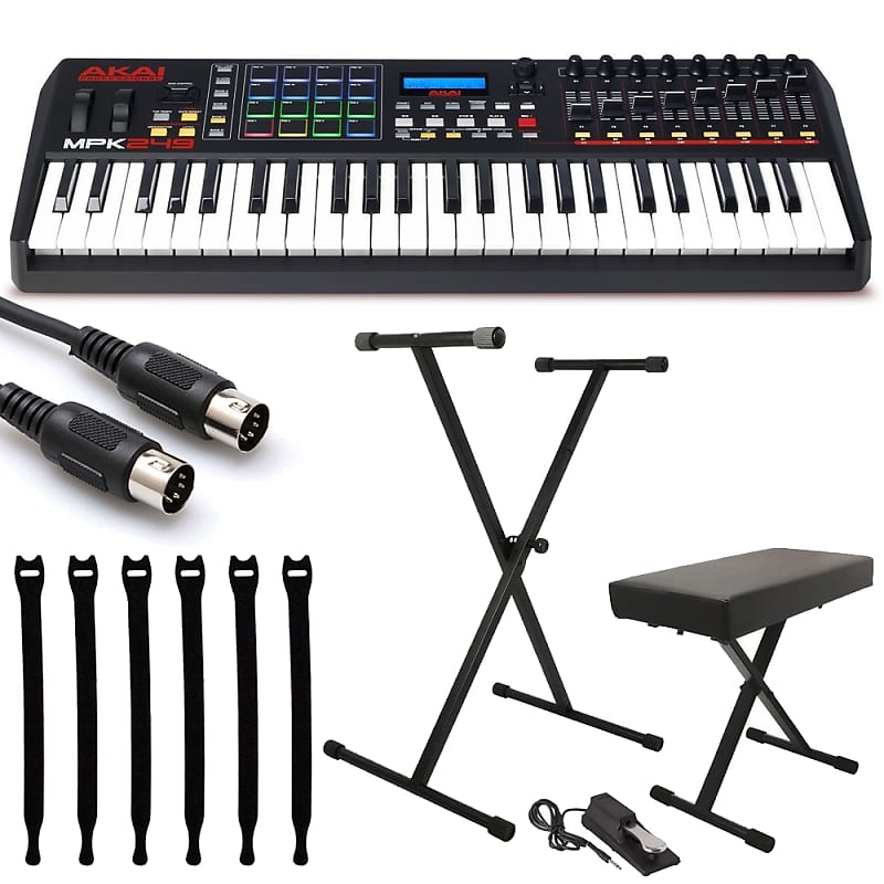 Akai Professional MPK249 | 49-Key USB MIDI Keyboard & Drum Pad