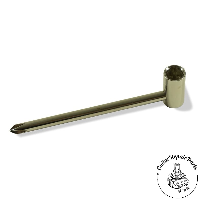 Truss Rod Wrench, 5/16" Right-Angle Nut Driver W. Phillips Screwdriver image 1