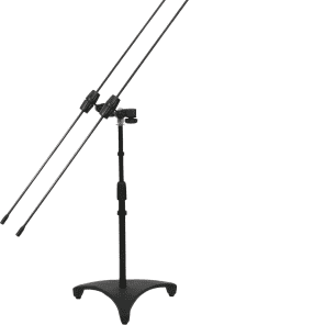 Galaxy Audio CBM-362D Dual Carbon Boom Microphones with 62" Stand