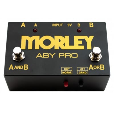 MORLEY ABY PRO Gold Series ABY Pro Selector A/B/Y Umschalter for sale