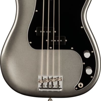 Fender American Professional II Precision Bass - Mercury with Rosewood Fingerboa image 1