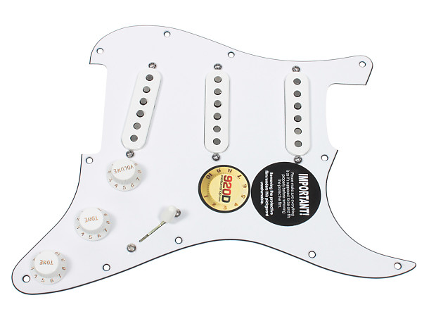 920D Custom Shop 402-11-10 Fender Custom Shop Eric Johnson Pickups Loaded Strat Pickguard image 1
