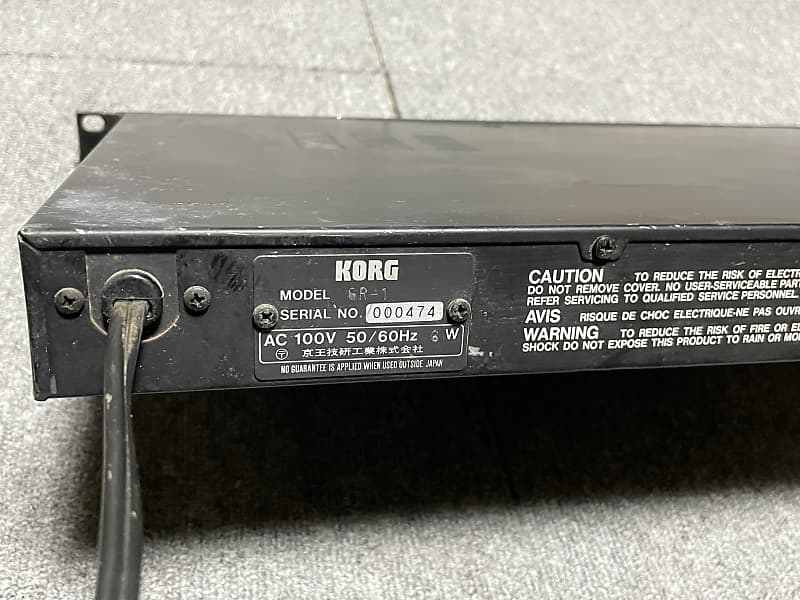 KORG　GR-1  GATEDREVERB ヴィンテージ品 KORG GR-1 GATED REVERB * Analog Spring Reverb Demo - YouTube