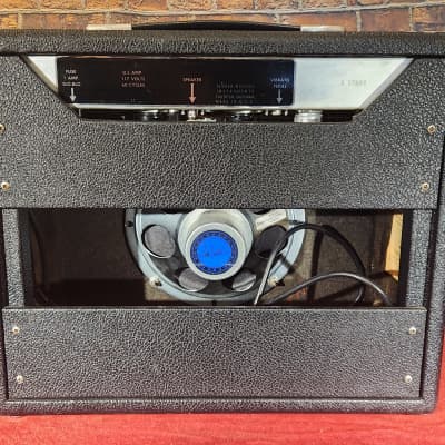 Vintage 1967 Fender Vibro Champ 6-Watt 1x8" Guitar Combo Black Panel VERY Clean Amp! image 13