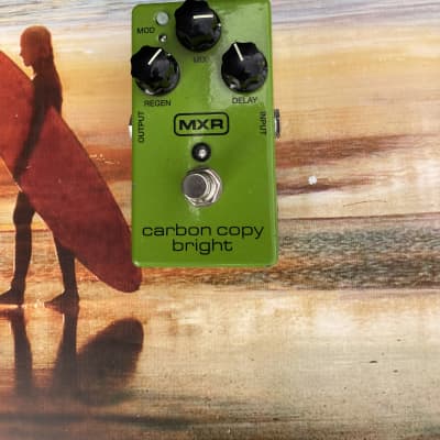 MXR M269SE Carbon Copy Bright Analog Delay 2015 - 2021 - Green electric guitar Analog  effect Pedal, Echo image 2