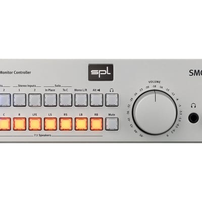 SPL SMC 7.1 | 7.1 Surround Monitor Controller (Silver) | Pro Audio LA image 2